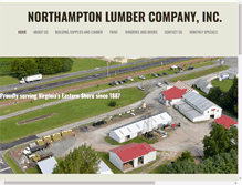 Tablet Screenshot of northamptonlumber.com